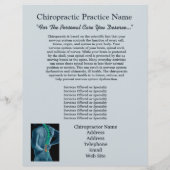 Chiropraktor Business Flyer (Hinten)