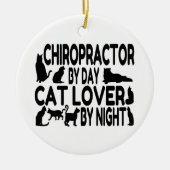 Chiropraktor Cat Lover Keramikornament (Vorne)