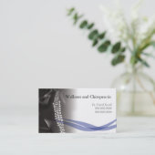 Chiropraktor Chiropractic Health Wellness Clinic Visitenkarte (Stehend Vorderseite)