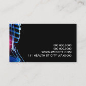 Chiropraktor Chiropractic Health Wellness Clinic Visitenkarte (Rückseite)