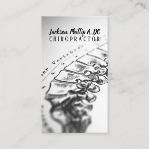 Chiropraktor Chiropractic Klinik Therapie Massage Visitenkarte