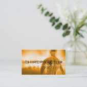 Chiropraktor, Chiropraktik, Krankenversicherungska Visitenkarte (Stehend Vorderseite)