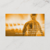 Chiropraktor, Chiropraktik, Krankenversicherungska Visitenkarte (Rückseite)