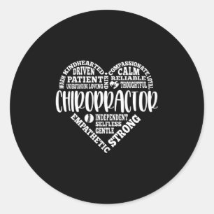 Chiropraktor-Chiropraktik Runder Aufkleber