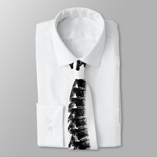 Chiropraktor-Chiropraktik-Schwarz-Dorn-Therapeut Krawatte (Gebunden)