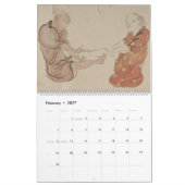 Chiropraktor-Chiropraktik-Therapeut-Aquarell Kalender (Feb 2027)