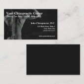 Chiropraktor-Chiropraktik-Visitenkarten Visitenkarte (Vorne/Hinten)
