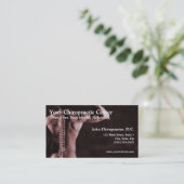 Chiropraktor-Chiropraktik-Visitenkarten Visitenkarte (Stehend Vorderseite)