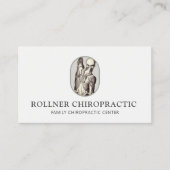 Chiropraktor Chiropraktische Rückenschädigung Visitenkarte (Vorderseite)