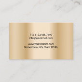 Chiropraktor Chiropraktische Wirbelsäulentherapie  Visitenkarte (Rückseite)