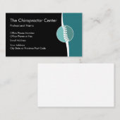Chiropraktor-Dorn-Thema Visitenkarte (Vorne/Hinten)