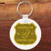 Chiropraktor Drink League Schlüsselanhänger (Vorderseite)