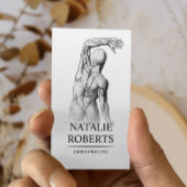 Chiropraktor Elegant Anatomie Schlicht Chiroprakti Visitenkarte