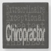 Chiropraktor Extraordinaire Steinuntersetzer (Vorderseite)