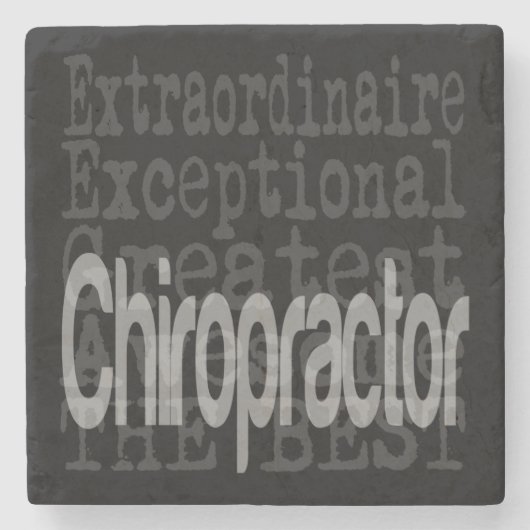 Chiropraktor Extraordinaire Steinuntersetzer (Vorderseite)