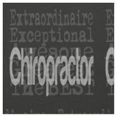 Chiropraktor Extraordinaire Stoff (Nahaufnahme)