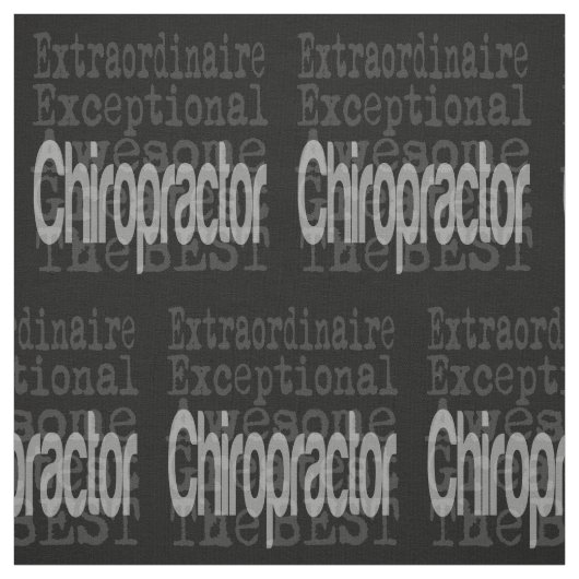 Chiropraktor Extraordinaire Stoff (Muster)