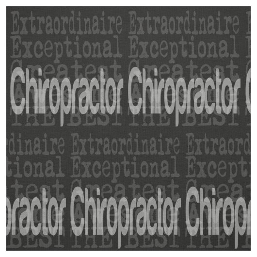 Chiropraktor Extraordinaire Stoff (Muster)