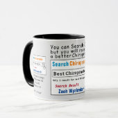 Chiropraktor Funny Best Search Tasse (Vorderseite Links)