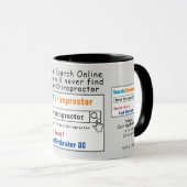 Chiropraktor Funny Best Search Tasse (VorderseiteRechts)