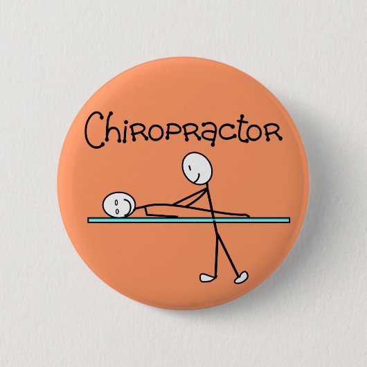 Chiropraktor-Geschenke Button (Vorderseite)