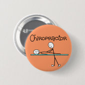 Chiropraktor-Geschenke Button (Vorne & Hinten)