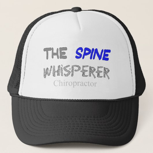 Chiropraktor-Geschenke "der DornWhisperer " Truckerkappe (Vorderseite)