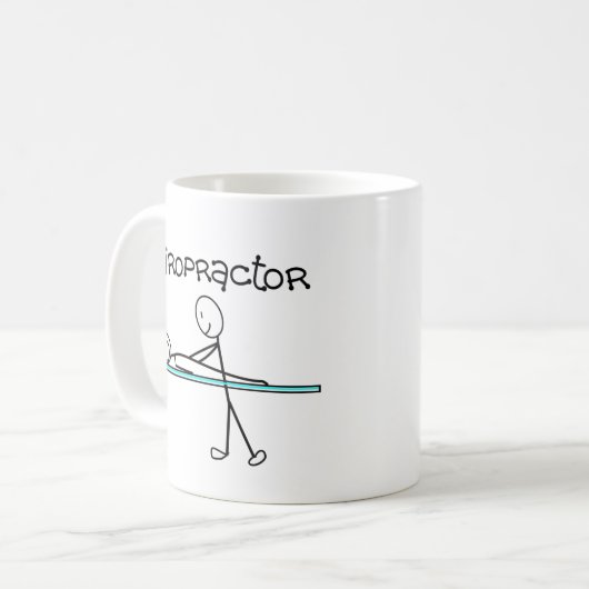 Chiropraktor-Geschenke Kaffeetasse (Vorderseite Links)