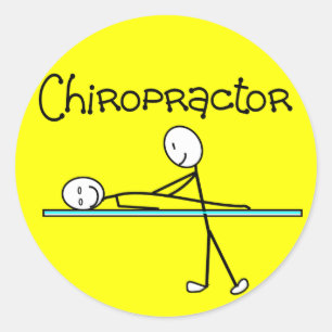 Chiropraktor-Geschenke Runder Aufkleber