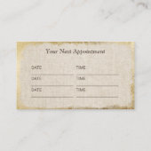 Chiropraktor Gold Grunge Frame Termin (Rückseite)