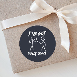 Chiropraktor Got die Rückenmarksanpassung Runder Aufkleber