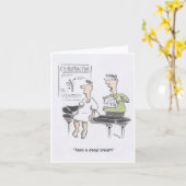 Chiropraktor Greetings Card Karte (Gelbe Blume)