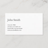 Chiropraktor handgeschriebene Typografie Visitenkarte (Rückseite)