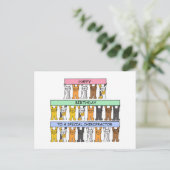 Chiropraktor Happy Birthday Postkarte (Stehend Vorderseite)