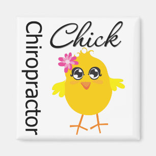 Chiropraktor-Küken Magnet