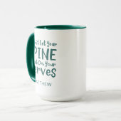 Chiropraktor Lasse Spine nicht auf Nerven Tasse (Vorderseite Links)