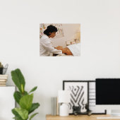 Chiropraktor-Massage bei Frauen Poster (Heimbüro)