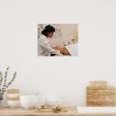 Chiropraktor-Massage bei Frauen Poster (Küche)