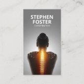 Chiropraktor Massage Therapeut Wirbelsäule Adjust  Visitenkarte (Vorderseite)