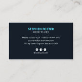 Chiropraktor Massage Therapeut Wirbelsäule Adjust  Visitenkarte (Rückseite)