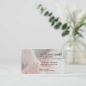 Chiropraktor | Massage Visitenkarte (Stehend Vorderseite)