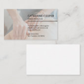 Chiropraktor | Massage Visitenkarte (Vorne/Hinten)