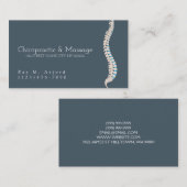 Chiropraktor & Massage-Visitenkarte Visitenkarte (Vorne/Hinten)