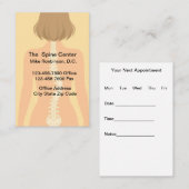 Chiropraktor Medical Office Terminierungskarten Visitenkarte (Vorne/Hinten)