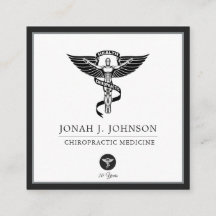 Chiropraktor| Minimalistische Schwarz - und Graugr