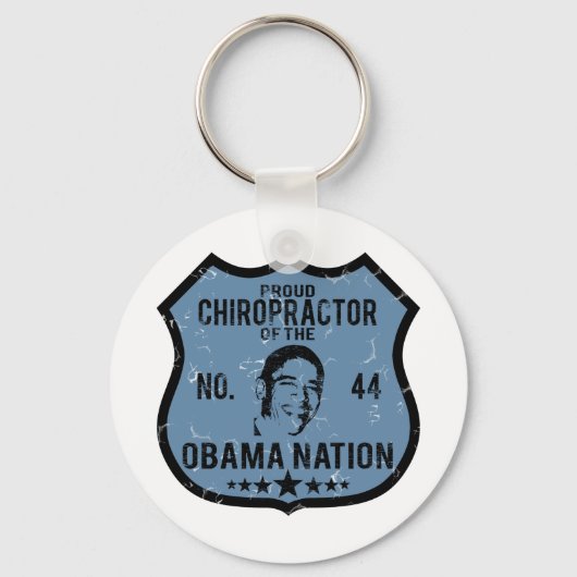 Chiropraktor Obama Nation Schlüsselanhänger (Vorderseite)