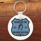 Chiropraktor Obama Nation Schlüsselanhänger (Vorderseite)