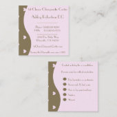 Chiropraktor-Osteopath-Wellness-Center, Therapeut, Quadratische Visitenkarte (Vorne/Hinten)