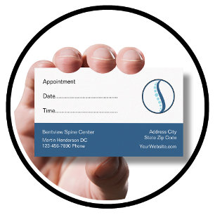 Chiropraktor Patientenpass Terminkarte