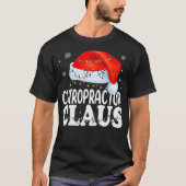Chiropraktor Santa Claus Weihnachten Weihnachtsfes T-Shirt (Vorderseite)